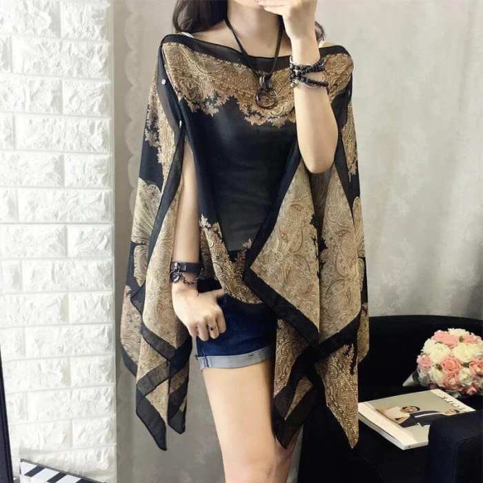 French sun protection shawl