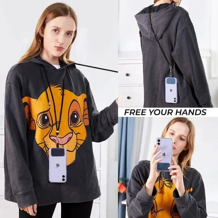 Universal Crossbody Polyester Patch Phone Lanyards