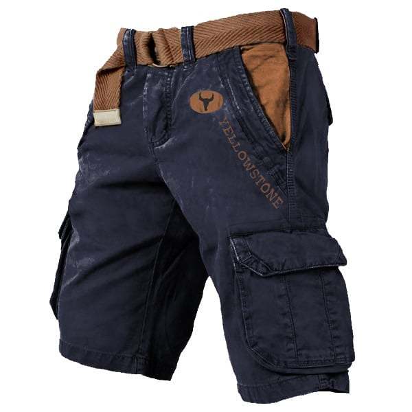 Men's multi-pocket tactical shorts