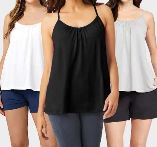 LAST DAY 49% OFFLoose fitting Tank Top With Built-in Bra