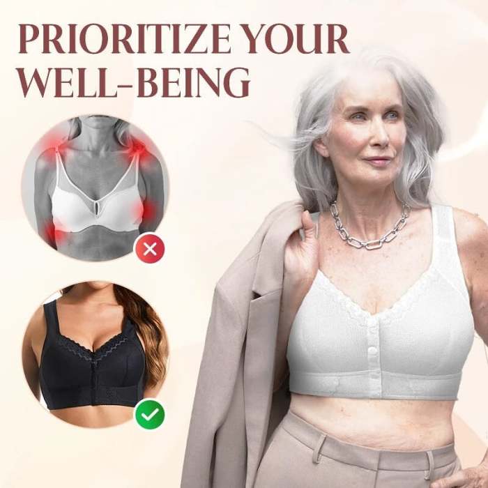 Front Closure Breathable Bra(Please Add 3/5 pcs to your Cart)