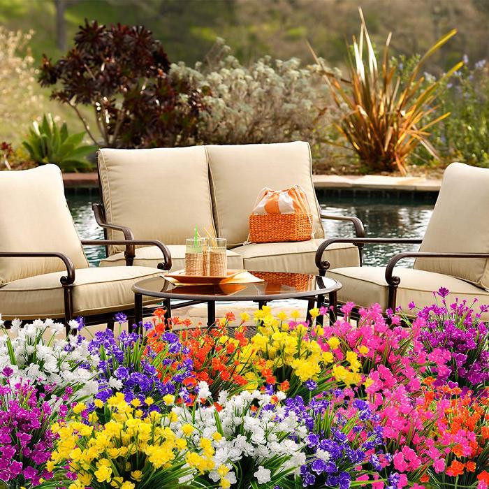 Last Day 49% OFF-Outdoor Artificial Flowers（Buy 7 save 20% & Free Shipping）