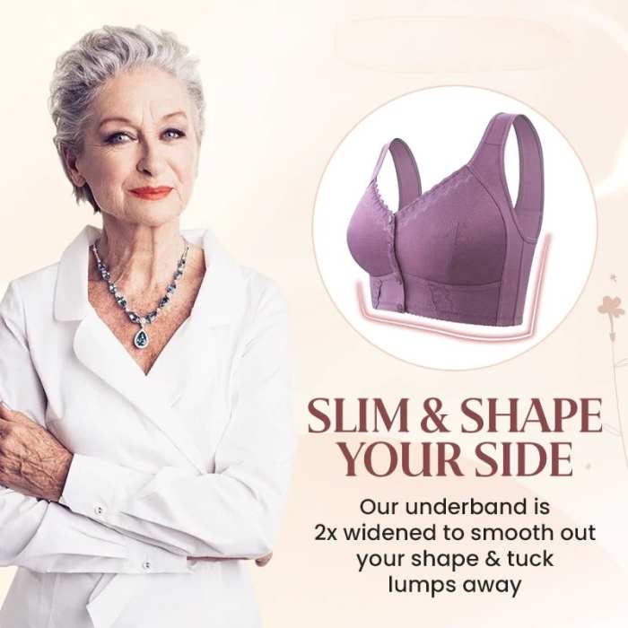 2024 New Front Closure Breathable Bra for Seniors