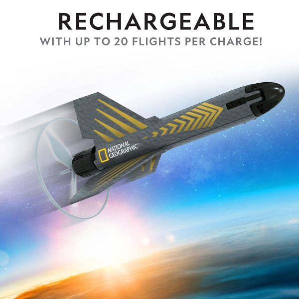 National Geographic Rocket Launcher for Kids-space toy gift for boys and girls