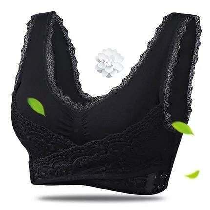 Comfy Corset Bra Front Cross Side Buckle Lace Bras
