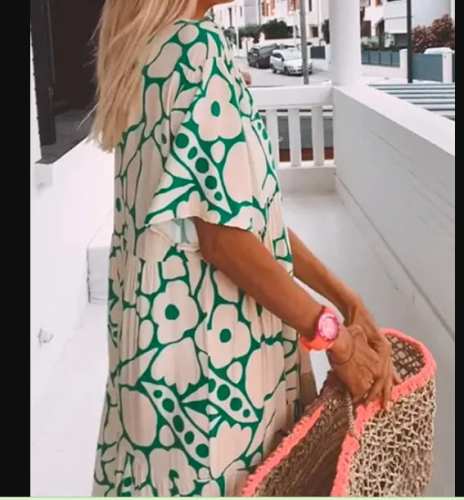 Women's Casual Floral Swing Dress Summer Dress