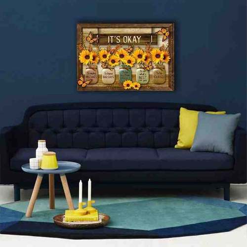 LAST DAY 49% OFF Butterfly Sunflowers Wall Art(Buy 2 Get FREE SHIPPING)
