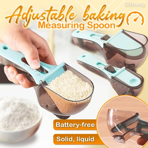 Adjustable Battery-free Baking Measuring Spoon