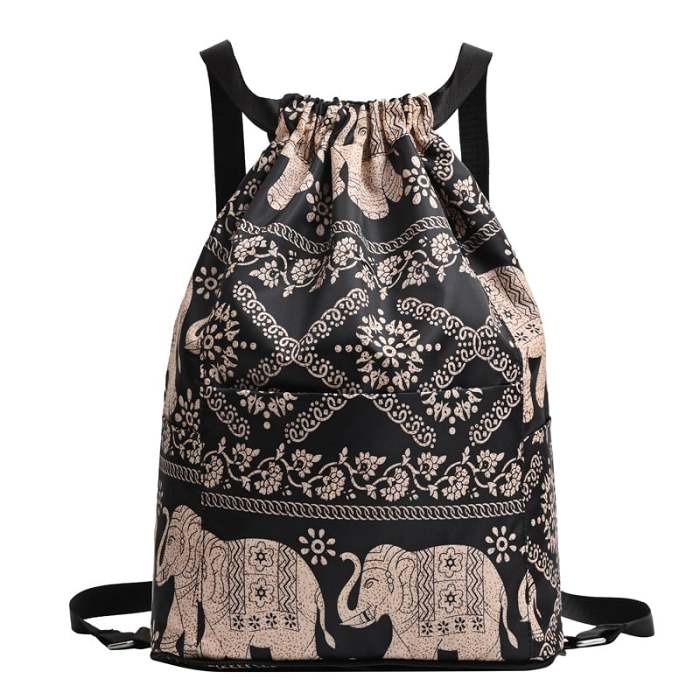 Last Day Sale-49% OFFDrawstring Foldable Large Capacity Dry-wet Separation Travel Sports Backpack