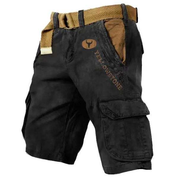 Men's multi-pocket tactical shorts