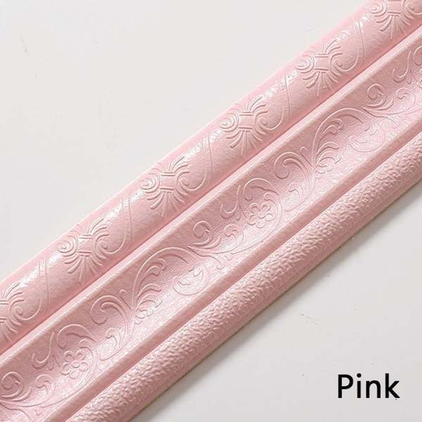Self-Adhesive Environmental Protection 3D Wall Edging Strip (7.55 FEET/ROLL)