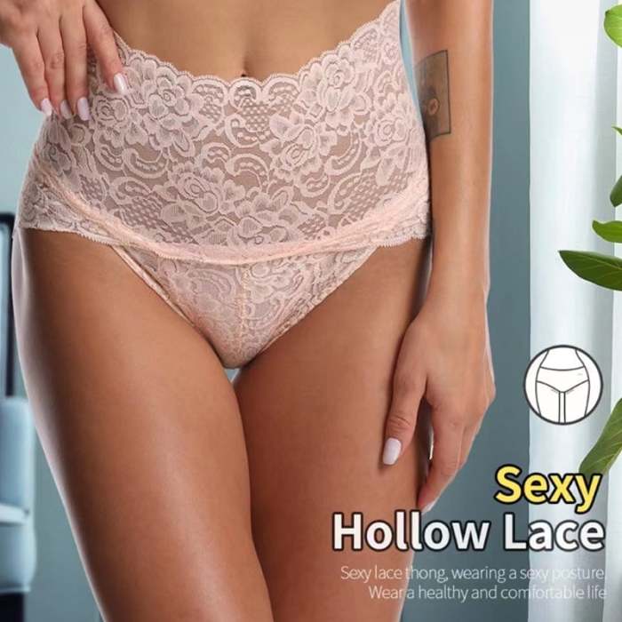 5 Pcs Set Only 14.99- Sexy High Waist Pretty Lace Panties