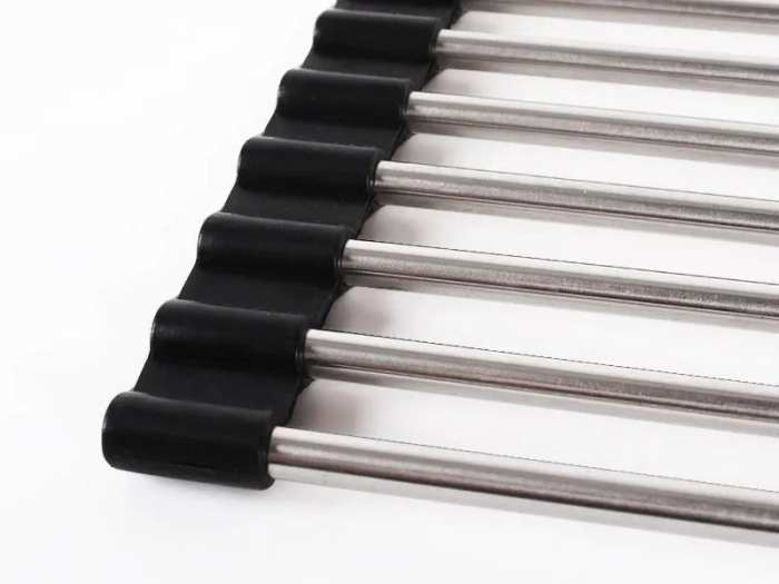 (Hot Sale- SAVE 49% OFF) Portable Stainless Steel Rolling Rack (BUY 2 GET FREE SHIPPING)