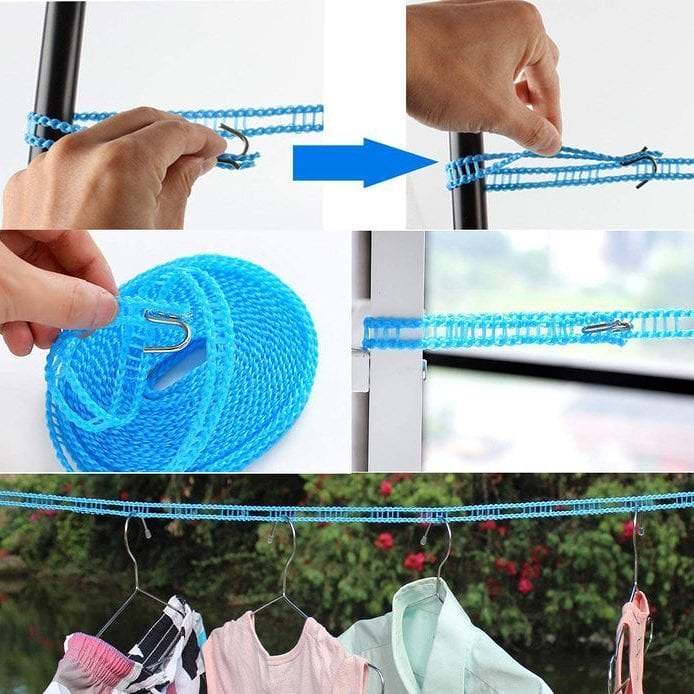 Easy hang clothesline