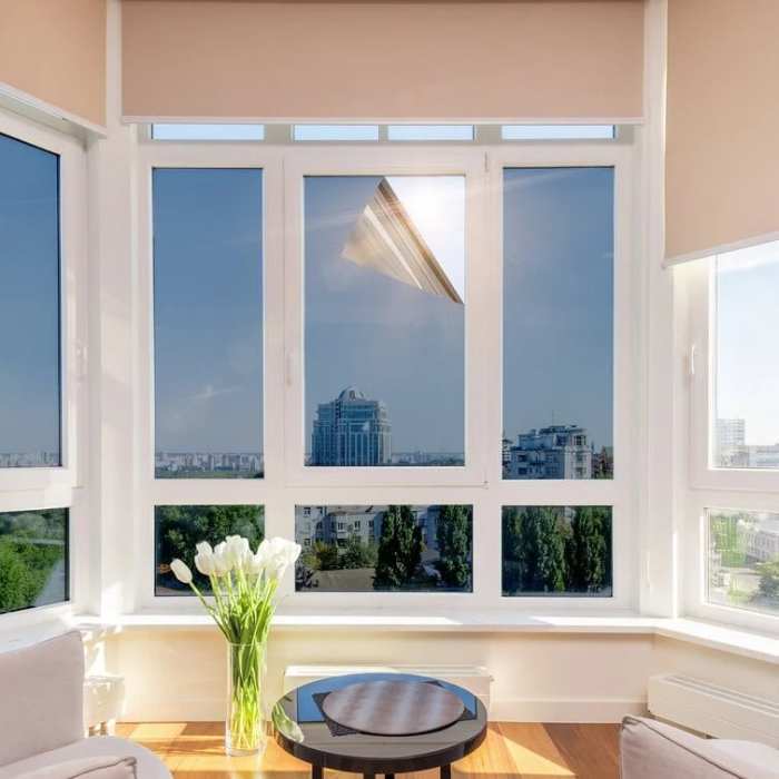 Privacy Sun Blocking Anti UV Reflective Window Film