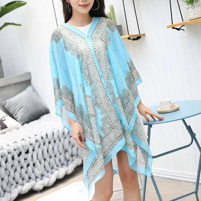 French sun protection shawl