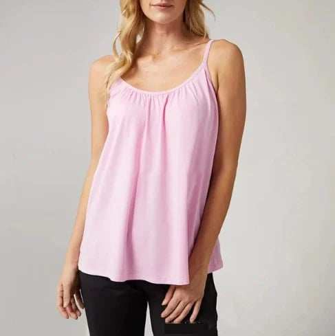 LAST DAY 49% OFFLoose fitting Tank Top With Built-in Bra