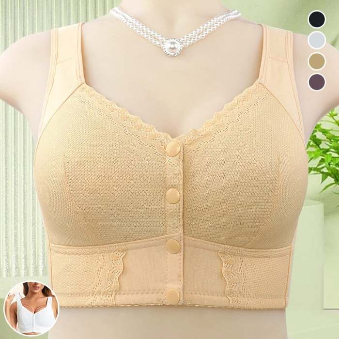 Front Closure Breathable Bra(Please Add 3/5 pcs to your Cart)