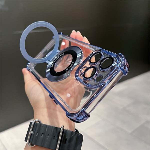 Airbag Four Corners Anti-Drop Magnetic Bracket Case Cover