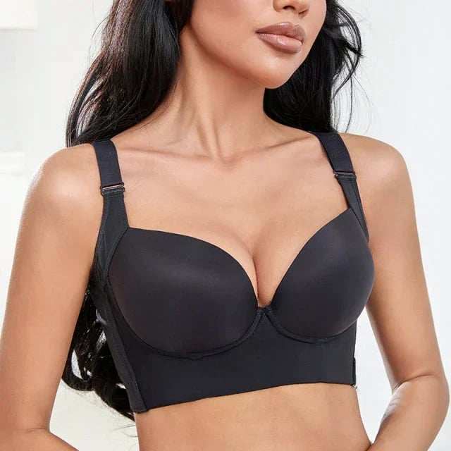 Deep Cup Bra-Unlined Bras With Great Support