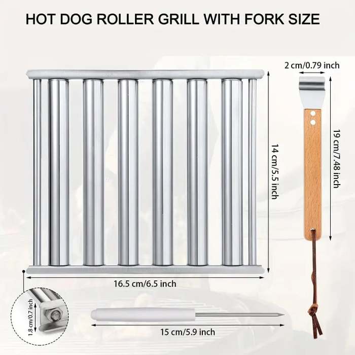 Hot Sale 49% Off –Hotdog Roller Stainless Steel Sausage Roll Rack