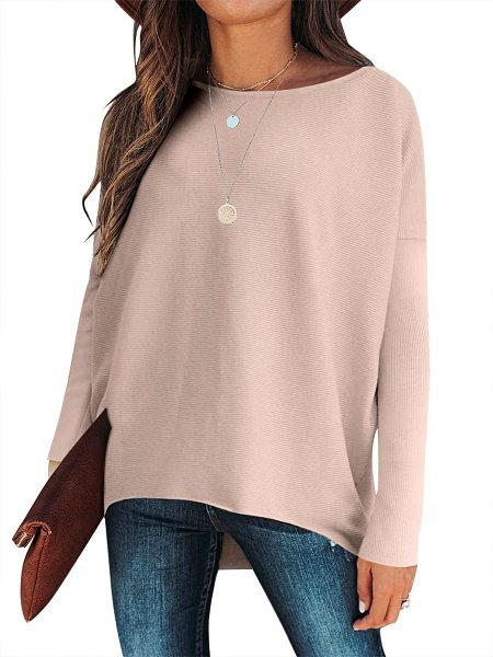 HOT SALE 49% OFF - women's Irregular Oversized Dolman Sleeve Knitted Pullover