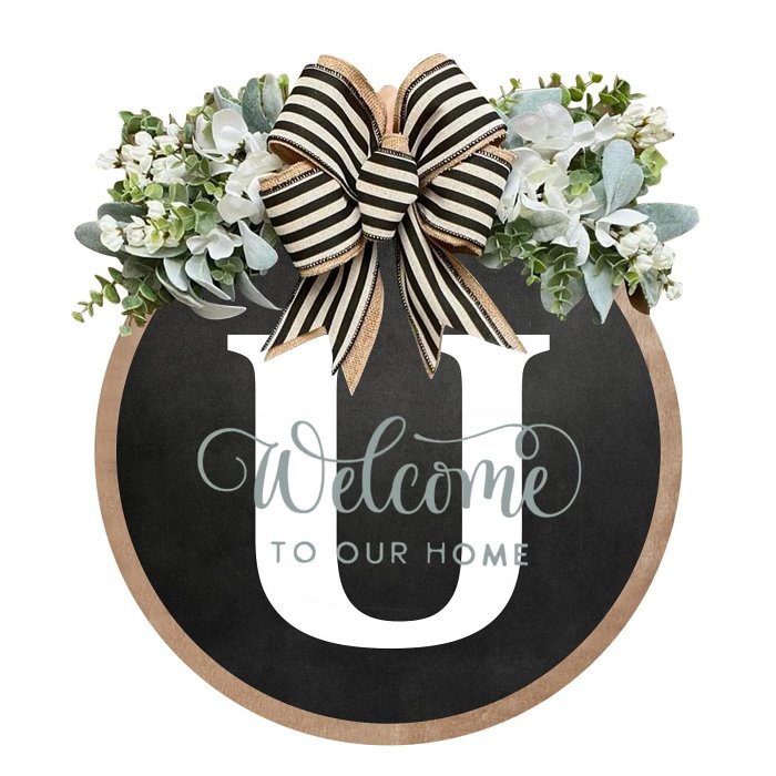 Welcome Front Door Wreath