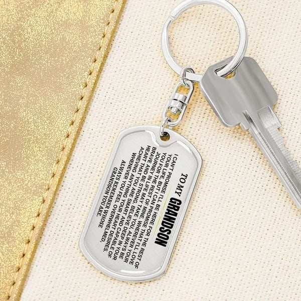 To My Grandchildren - Remember Whose Grandchildren You Are - Unique Keychain