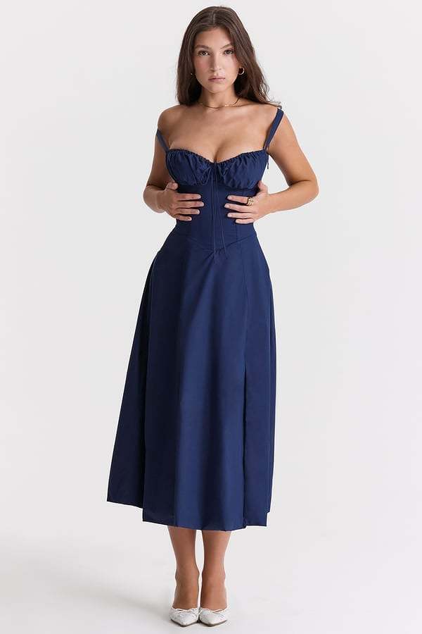 BIG SALE 49% OFFCARMEN PRINT BUSTIER SUNDRESS