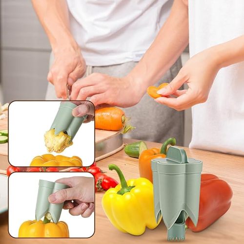 2 in 1 Pepper Seed Corer Remover