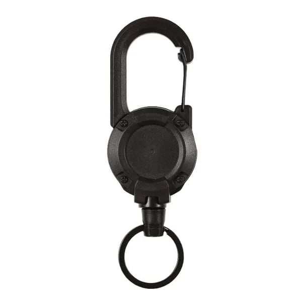 Outdoor Automatic Retractable Wire Rope Tactical Keychain