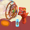 Red(1machine and 1 bubble liquid250ml)