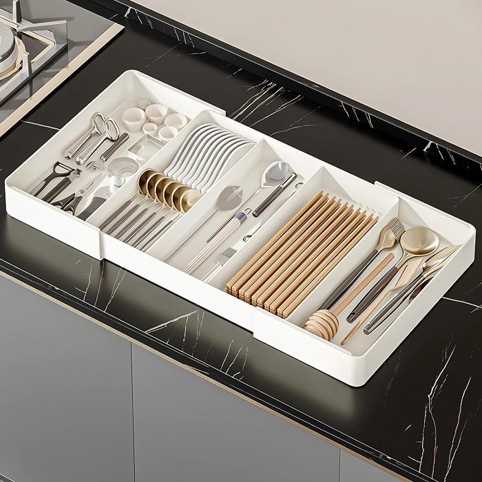 Multi-purpose retractable storage box