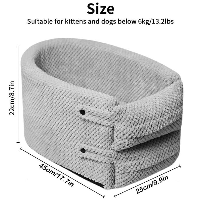 Snuggly-Safe Puppy Car Seat