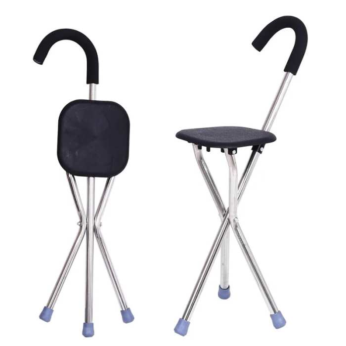 German elderly crutch stool