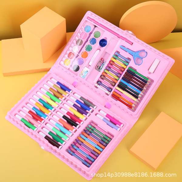Deluxe 6-In-1 Art Creativity Set (The Best Present For Kids)