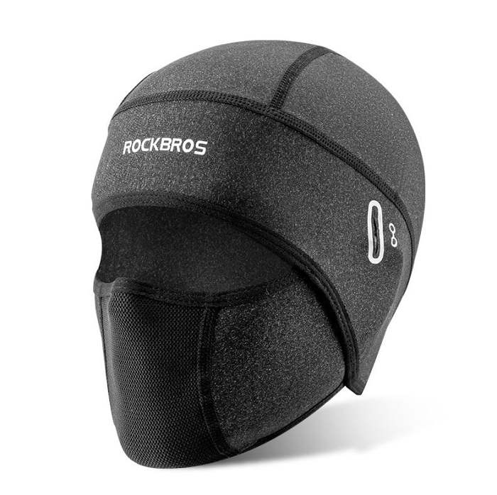 Ice silk face protection cycling hood