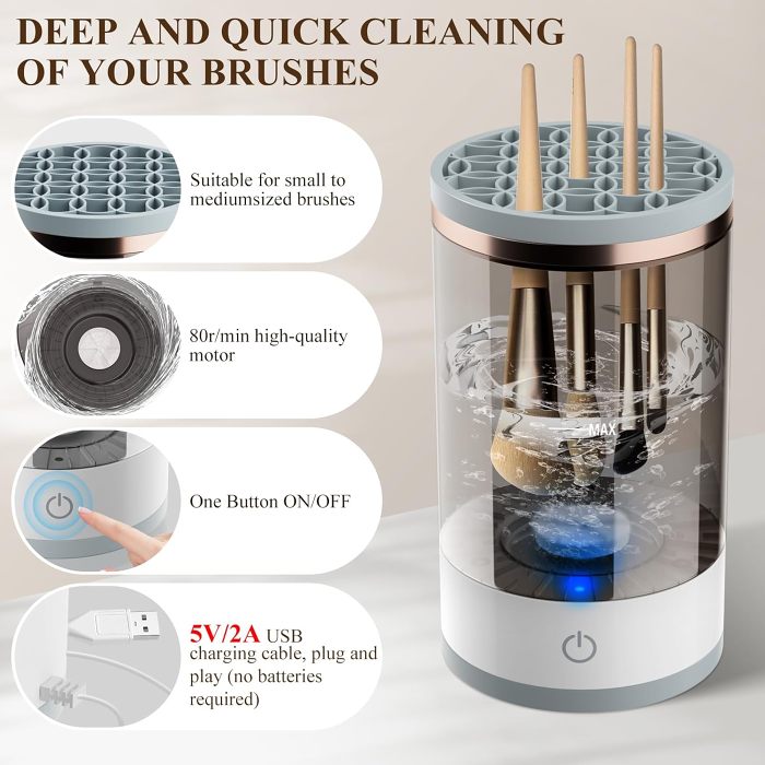 Electric Makeup Brush Cleaner