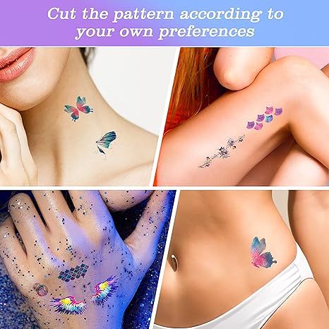 Hot Sale-Glitter Butterfly Temporary Tattoos