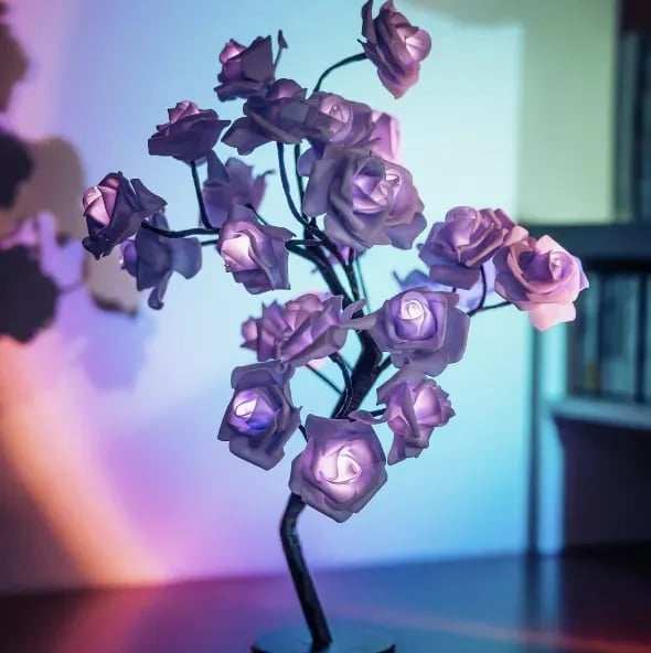 Forever Rose Tree Lamp