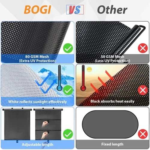 Telescopic Car Window Shade