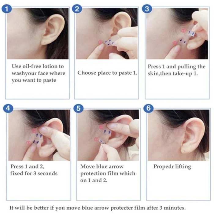 Invisible Face Lifter TapeHas a delicate V face