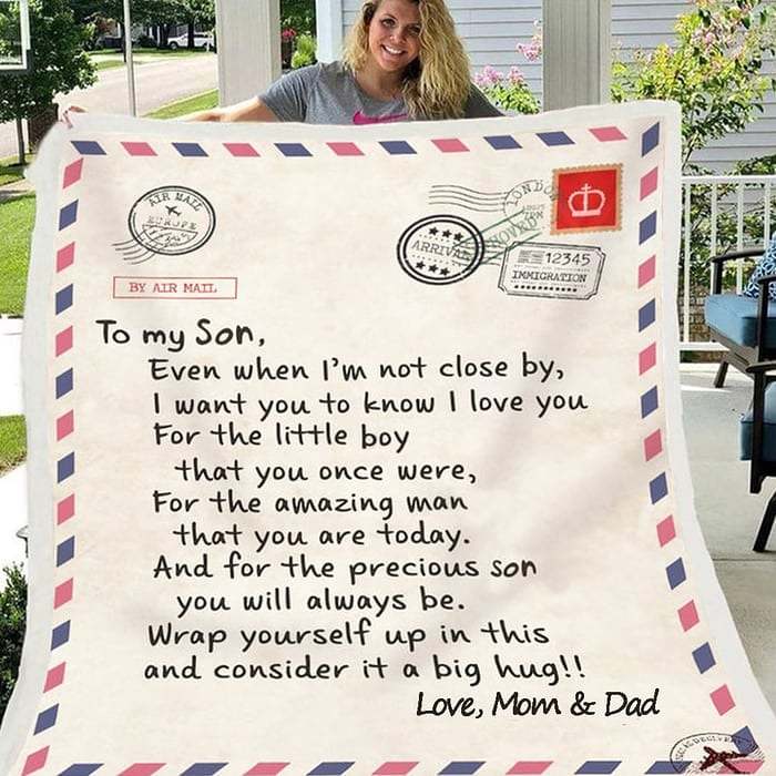 Letter Blanket Gift- Sweet Words To My Daughter