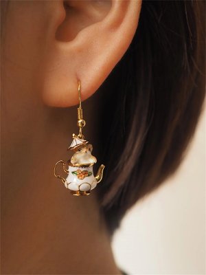 Mouse In My Teapot Earrings Set