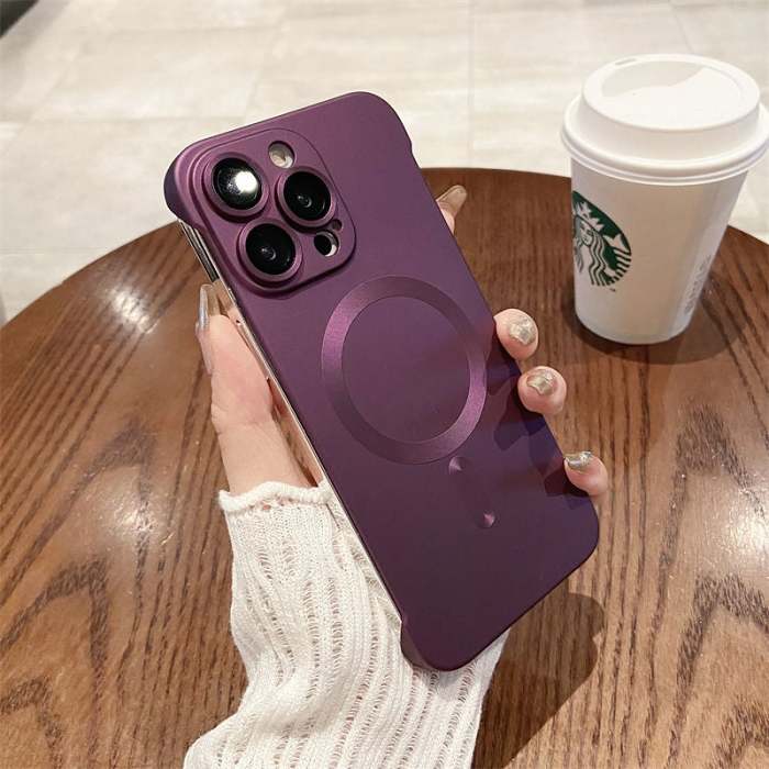 Frameless Matte Ultra Thin Magnetic iPhone Case