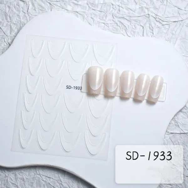 2024 Gradient French Nail Stickers
