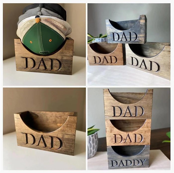 Wooden Hat Holder Display Stand