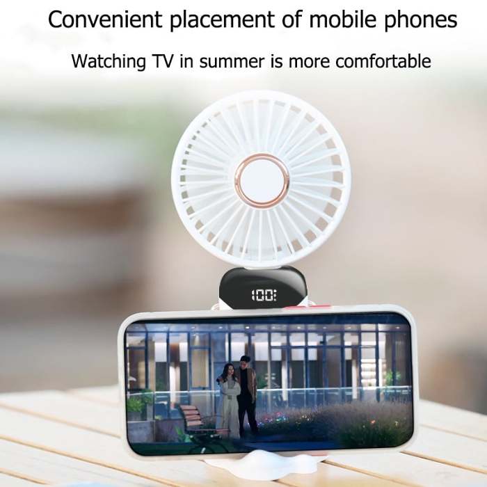 Foldable and Hangable Portable Rechargeable Mini Handheld Fan