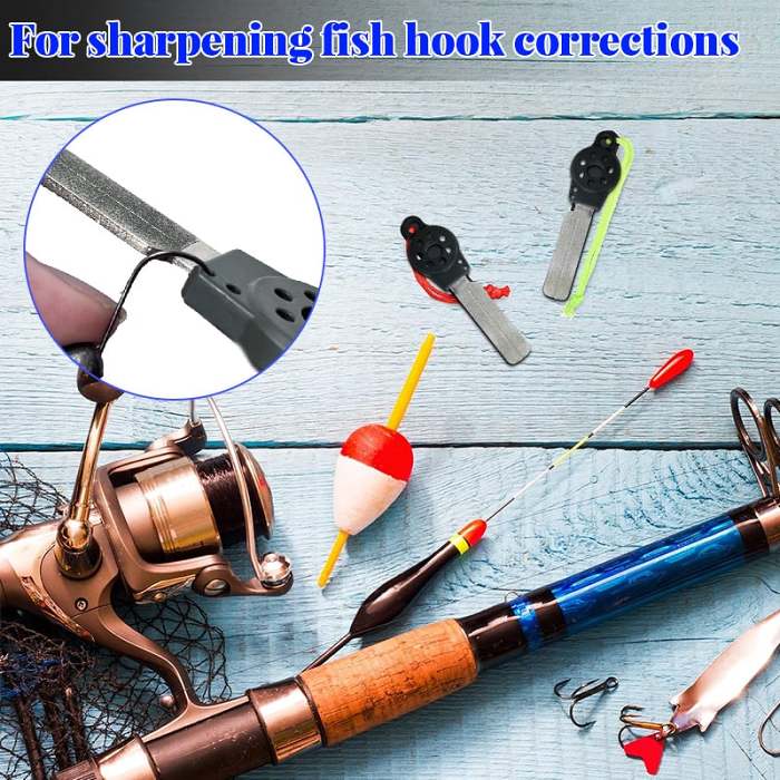 FATHER'S DAY SALE - Portable 2 IN 1 Fishhook Grinder & Corrector