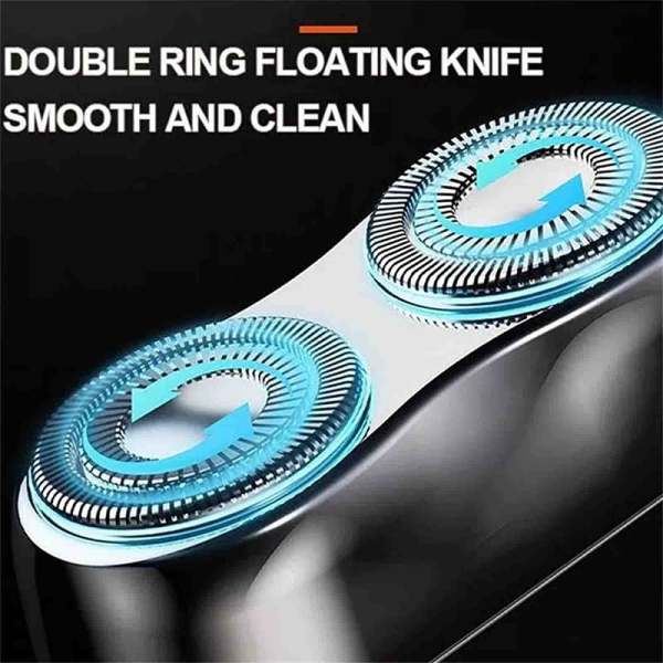 (Father's Day Sale-40% OFF)Rotary Cordless USB Charging Mens Electric Shaver Razor